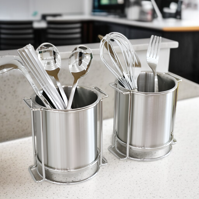 퓨애리 스텐304 물빠짐 수저통