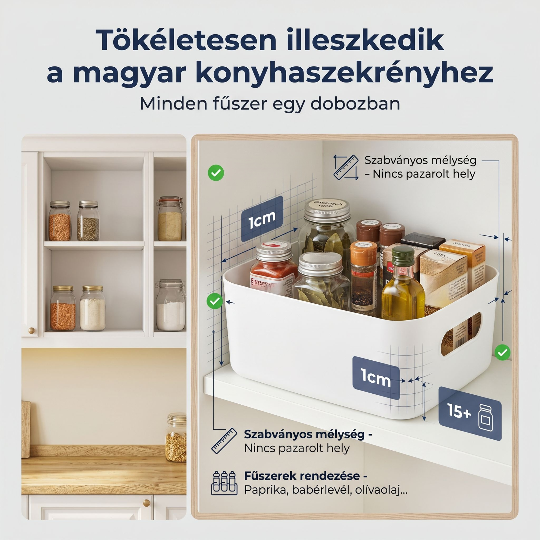Műanyag tárolókosár otthoni használatra, nassolni és apróságokhoz