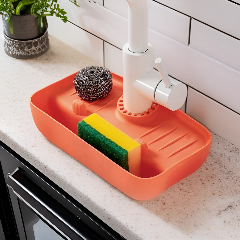 Multi-functional Kitchen Sink Cloth Organizer Shelf