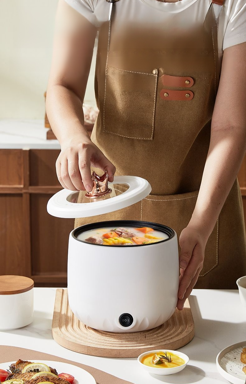 Reiskocher mit Antihaftbeschichtung für mühelose Reinigung