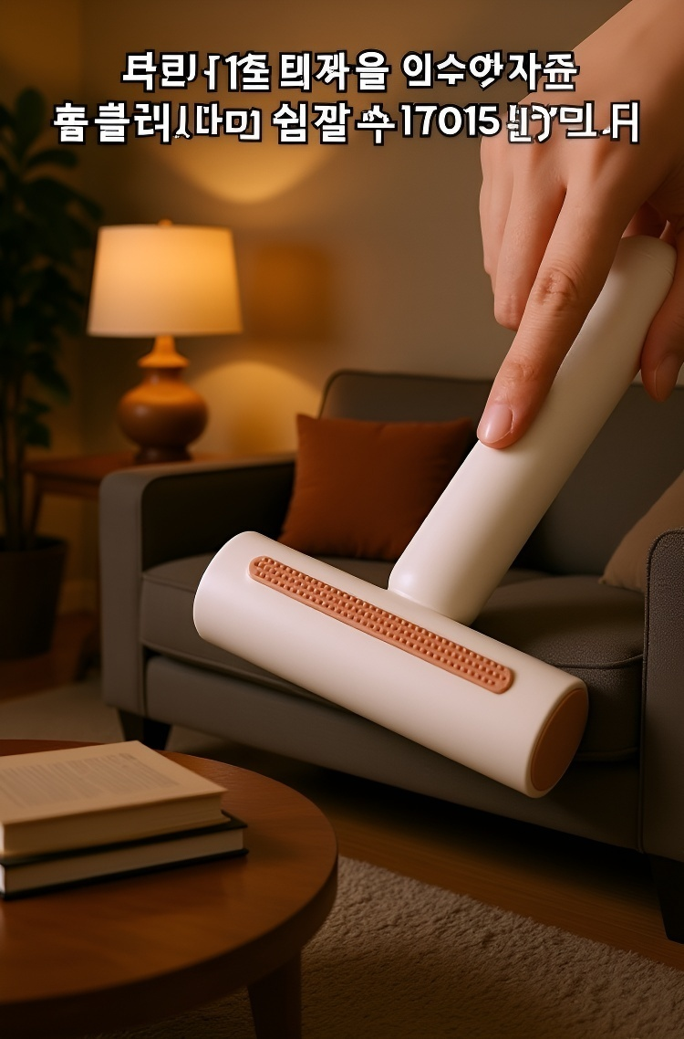 강력 청소 성능의 롤러 헤어 클리너