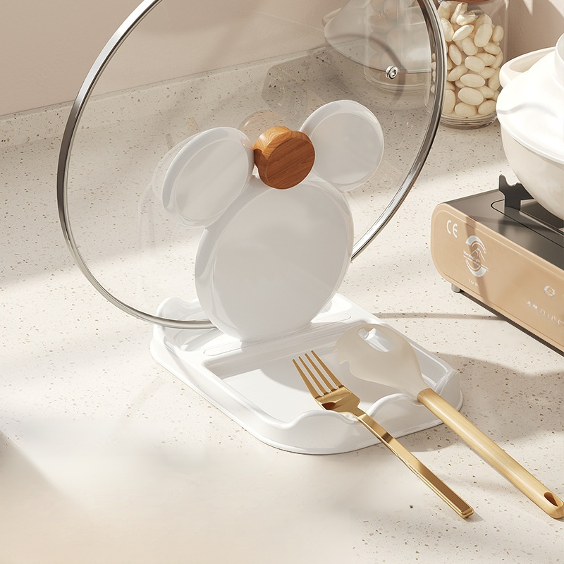 卡通抗菌防霉鍋蓋收納架