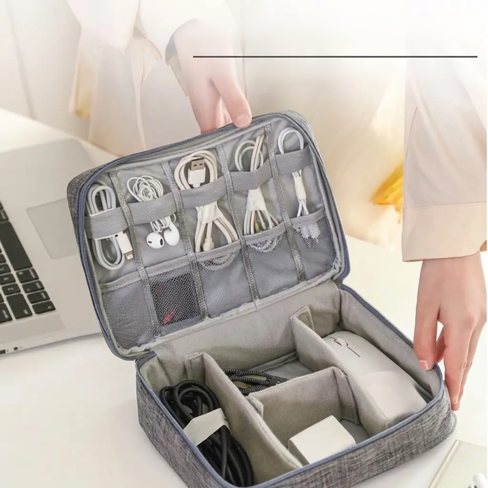 Headphone Power Cord Storage Box