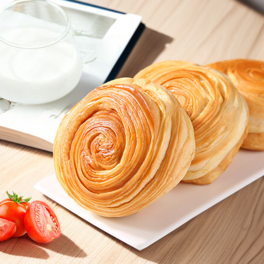 濃厚でクリーミーな手切りパン