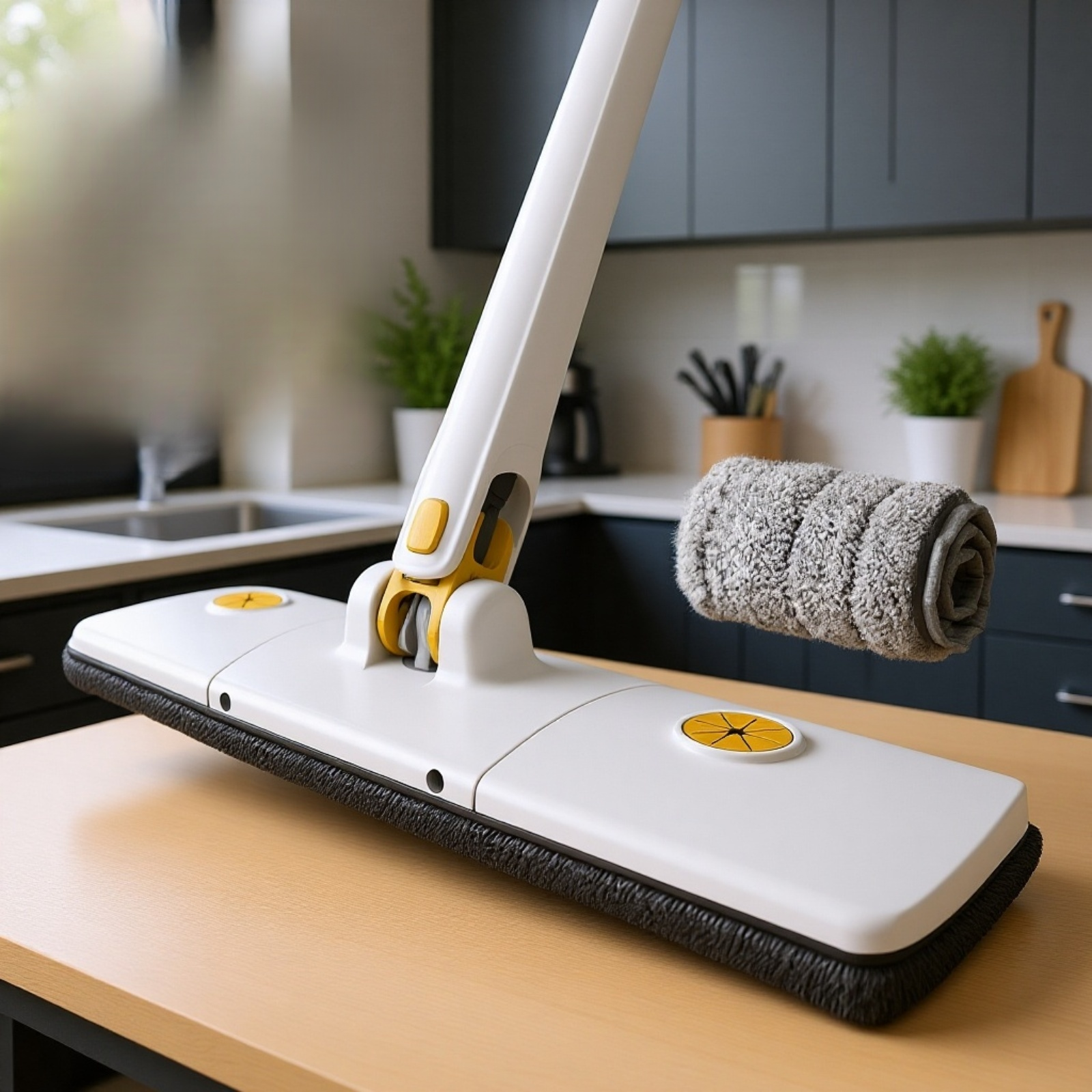 Mopa doméstica plana ideal para todo tipo de pisos