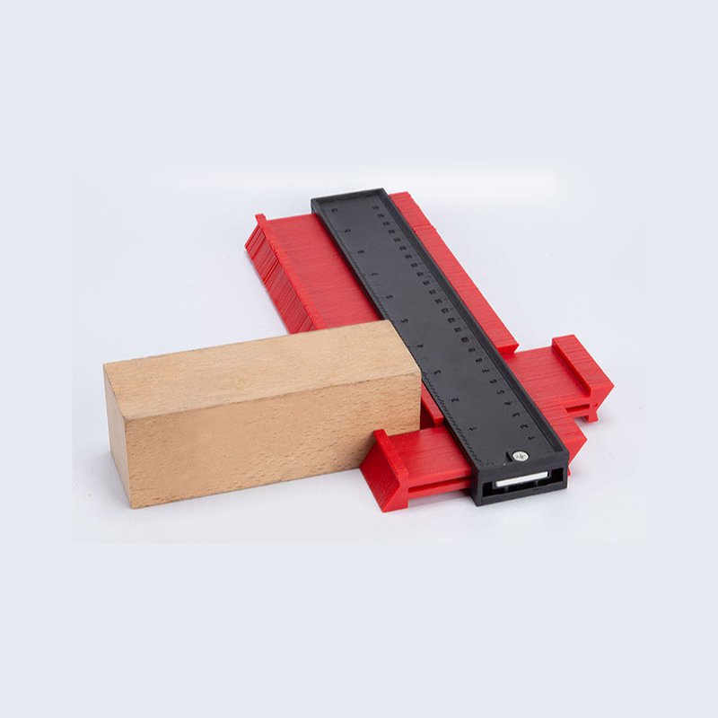 Irregular contour gauge, radian ruler