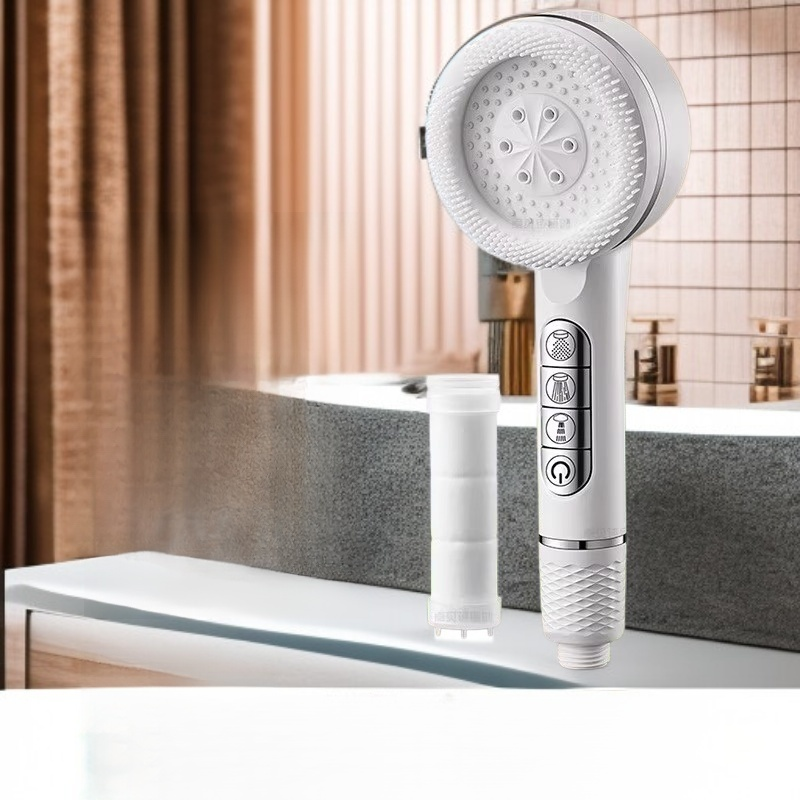 مجموعة دش منزلية مع رأس دش معزز