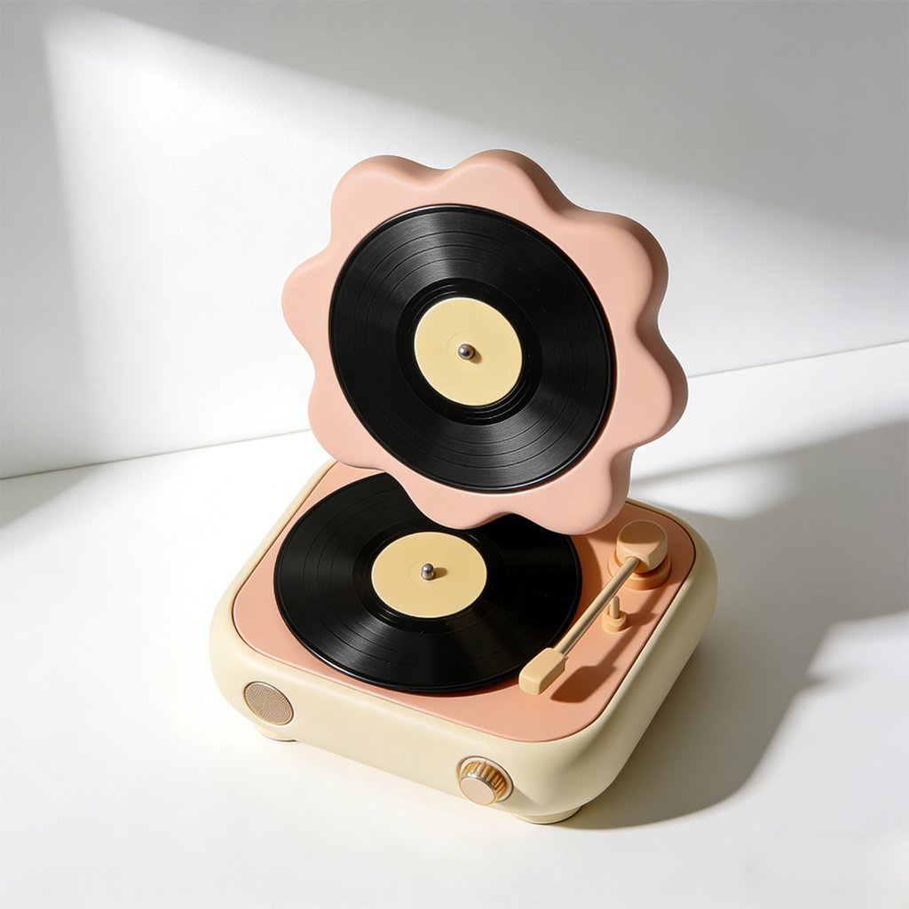 블루투스 휴대용 턴테이블