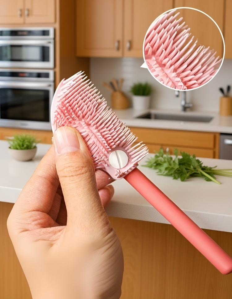 掃除ブラシの毛先のアップ画像