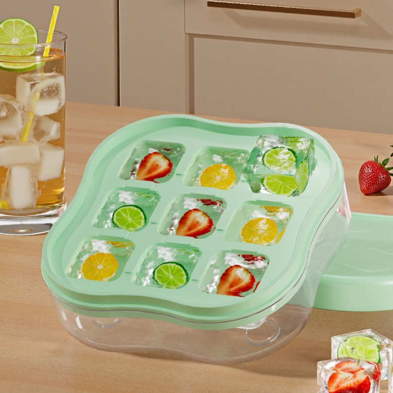 Large Capacity Press Ice Cube Tray Mold