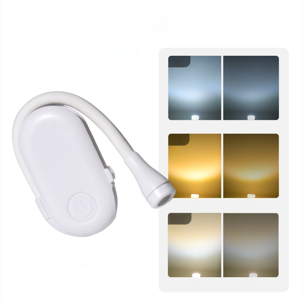 Portable clip-on reading light