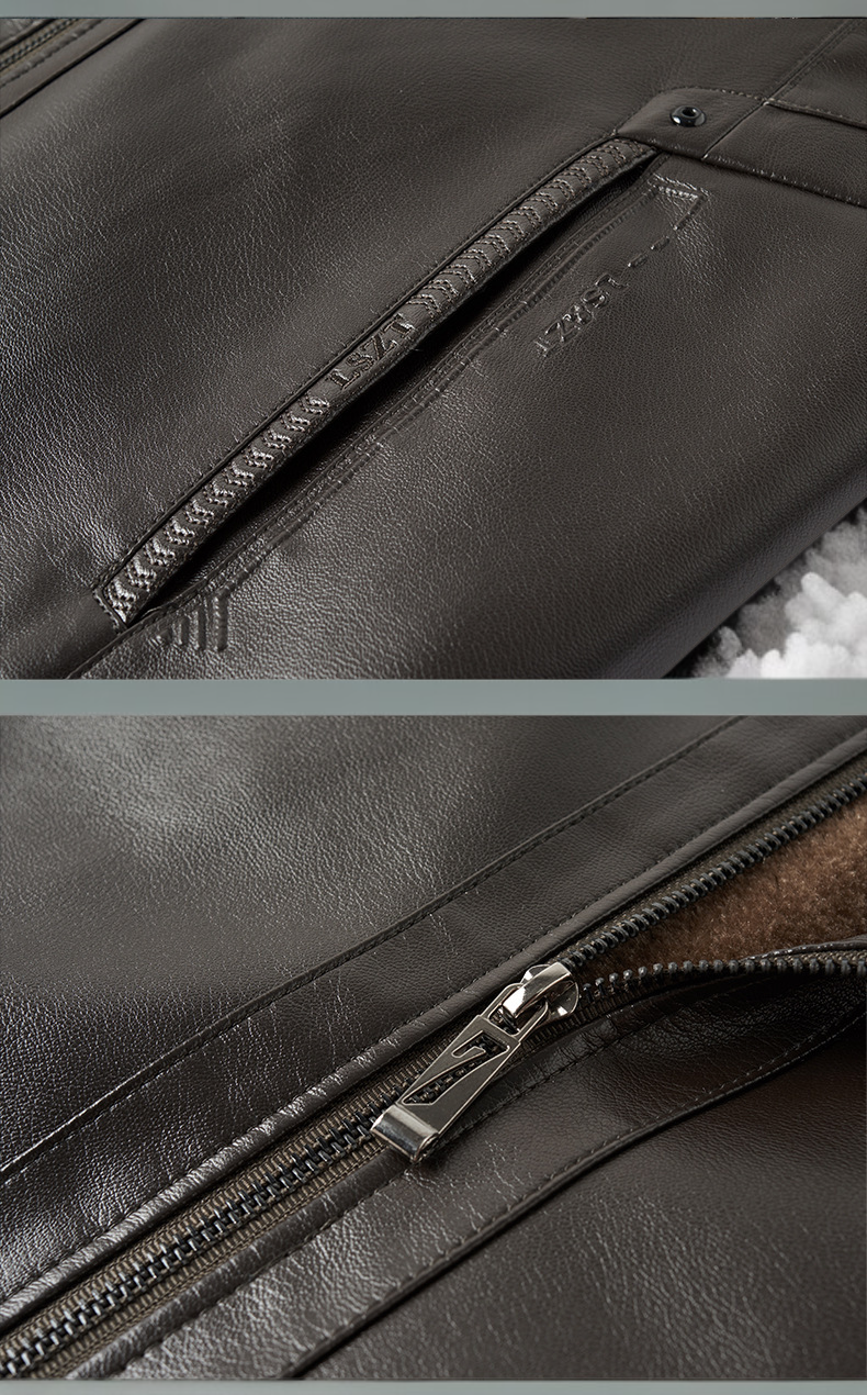 高品質レザー素材ジャケットの質感