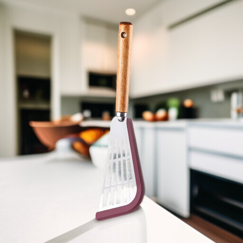 가정용 주방에서 사용하는 스테인리스 주걱