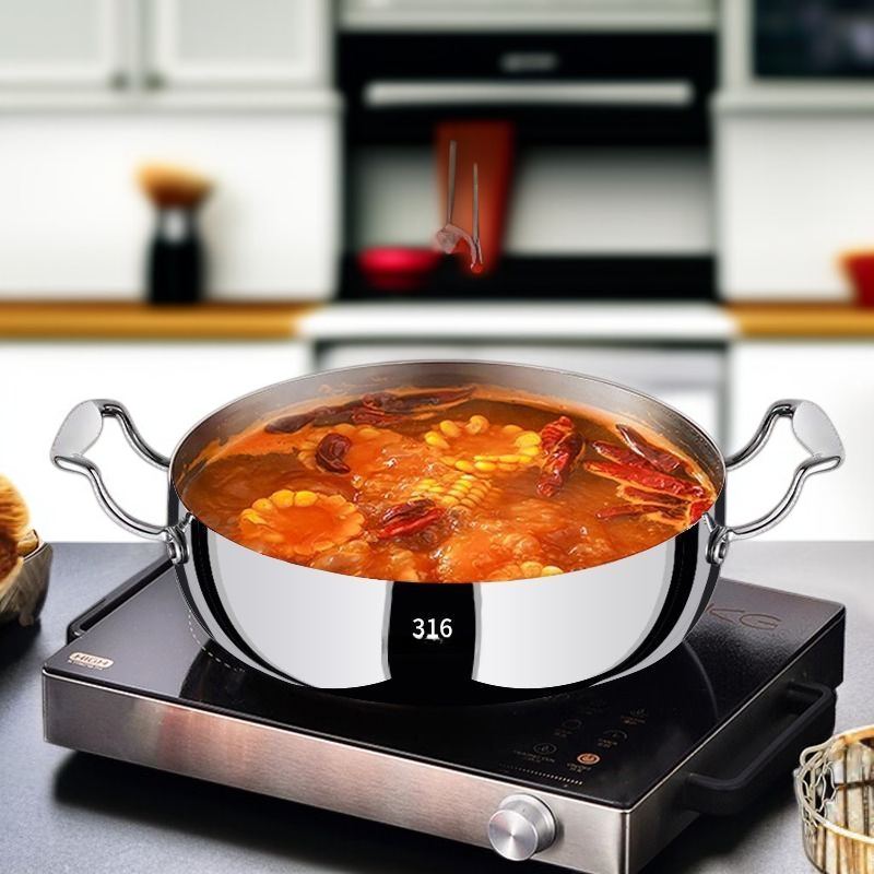 Household Induction Cooker Special Double Ear Soup Pot