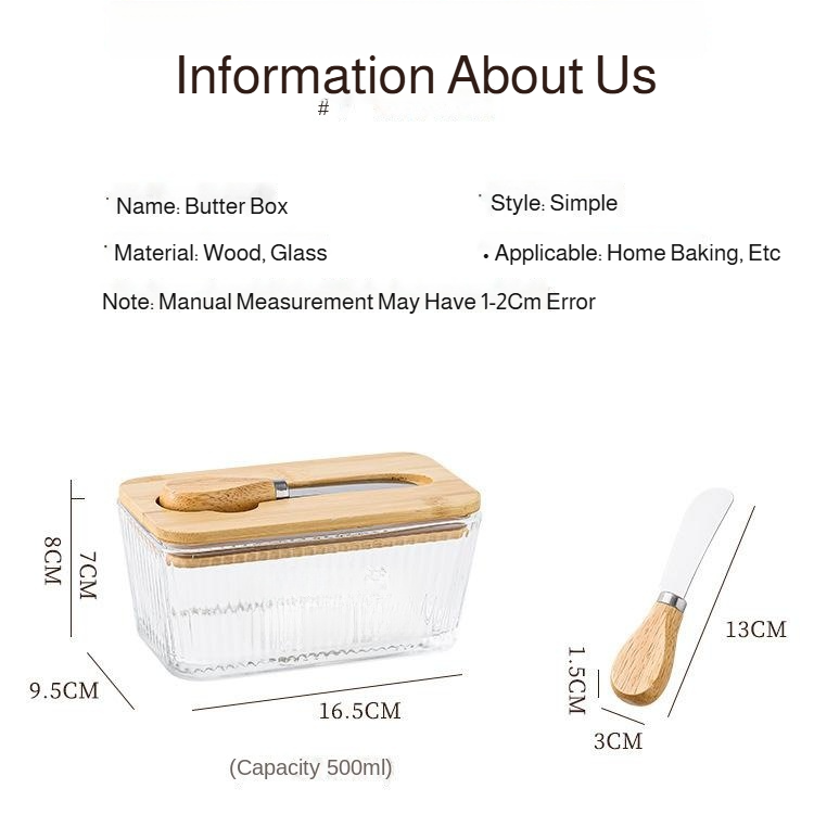  Covered Ceramic Butter Storage Container