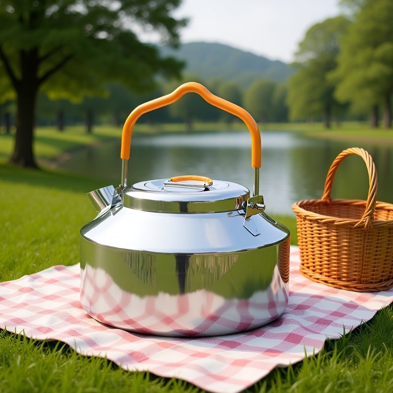 Compact kettle for backpacking adventures