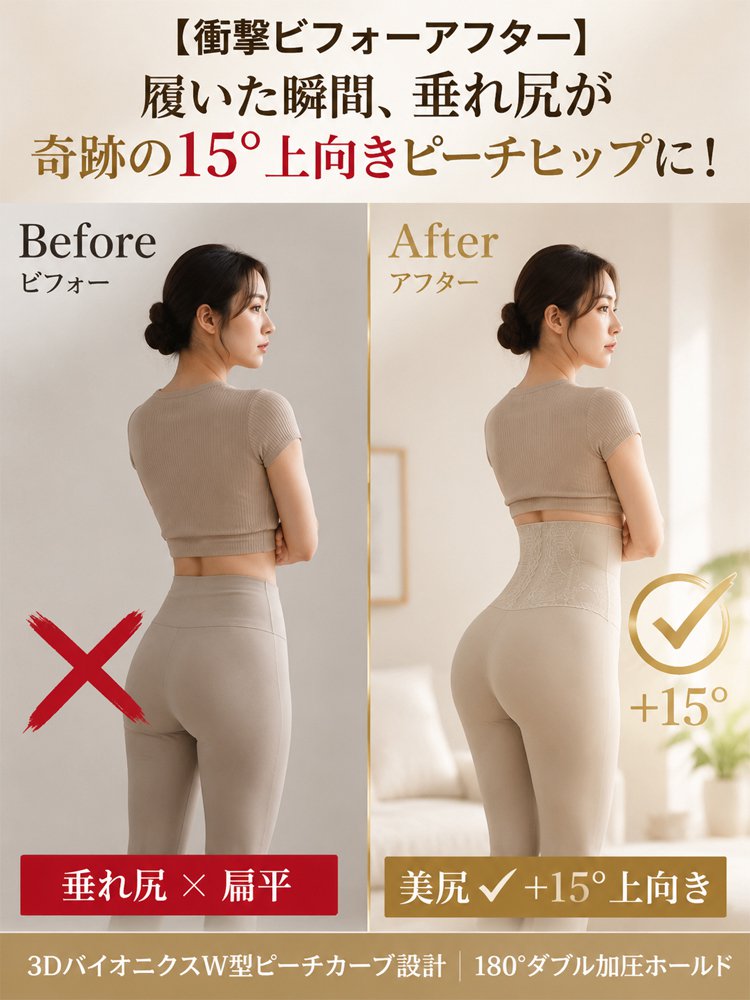 抗菌加工美ボディシェイプガードル