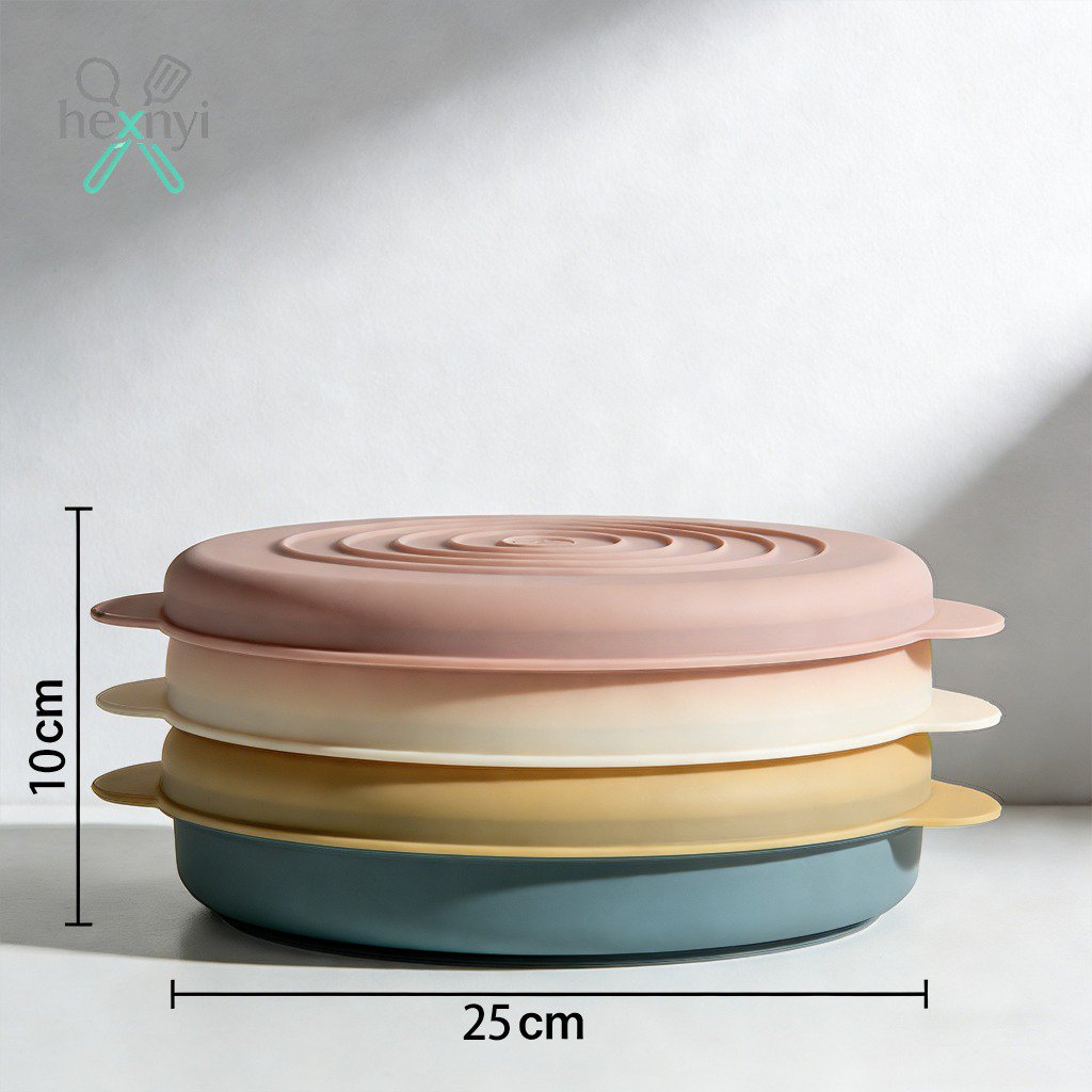 ฝาปิดซิลิโคนเหมาะกับภาชนะทุกรูปแบบ