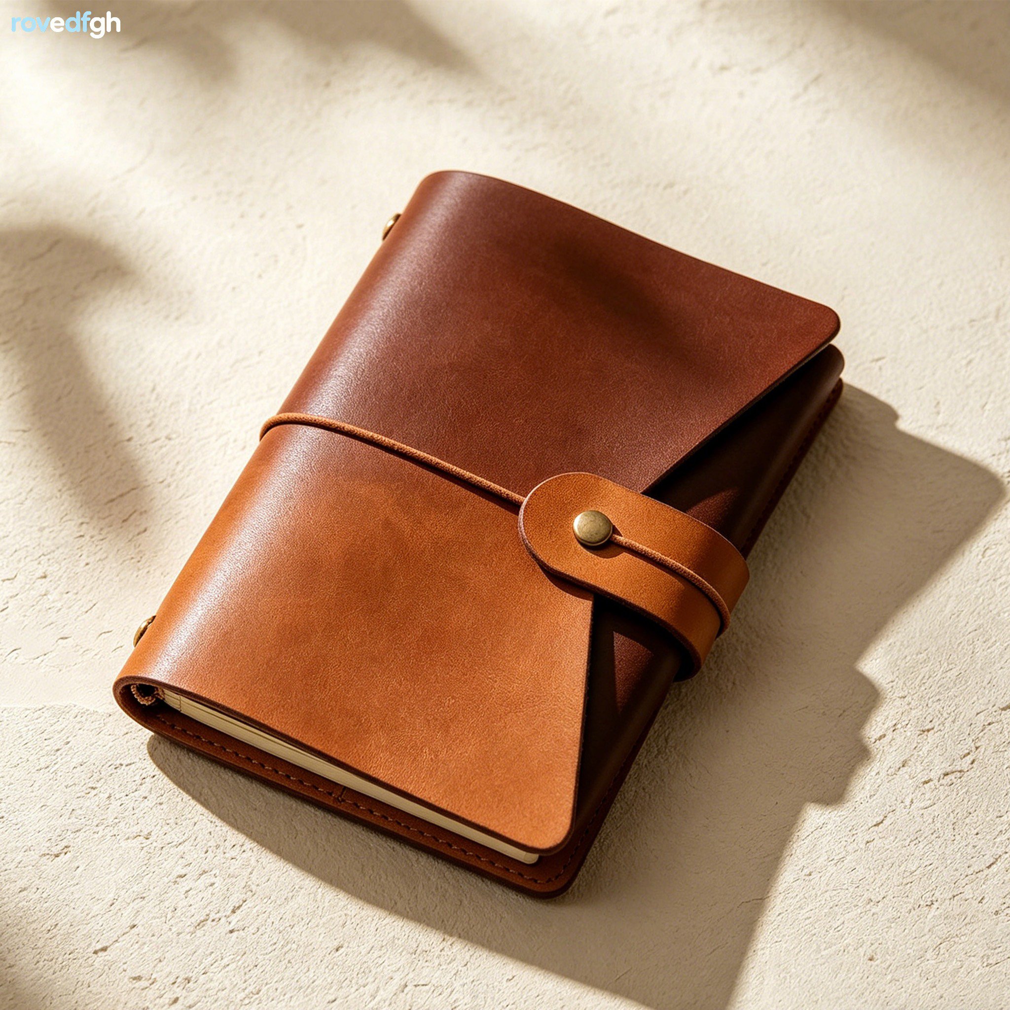 고급 가죽 소재의 핸드메이드 노트
