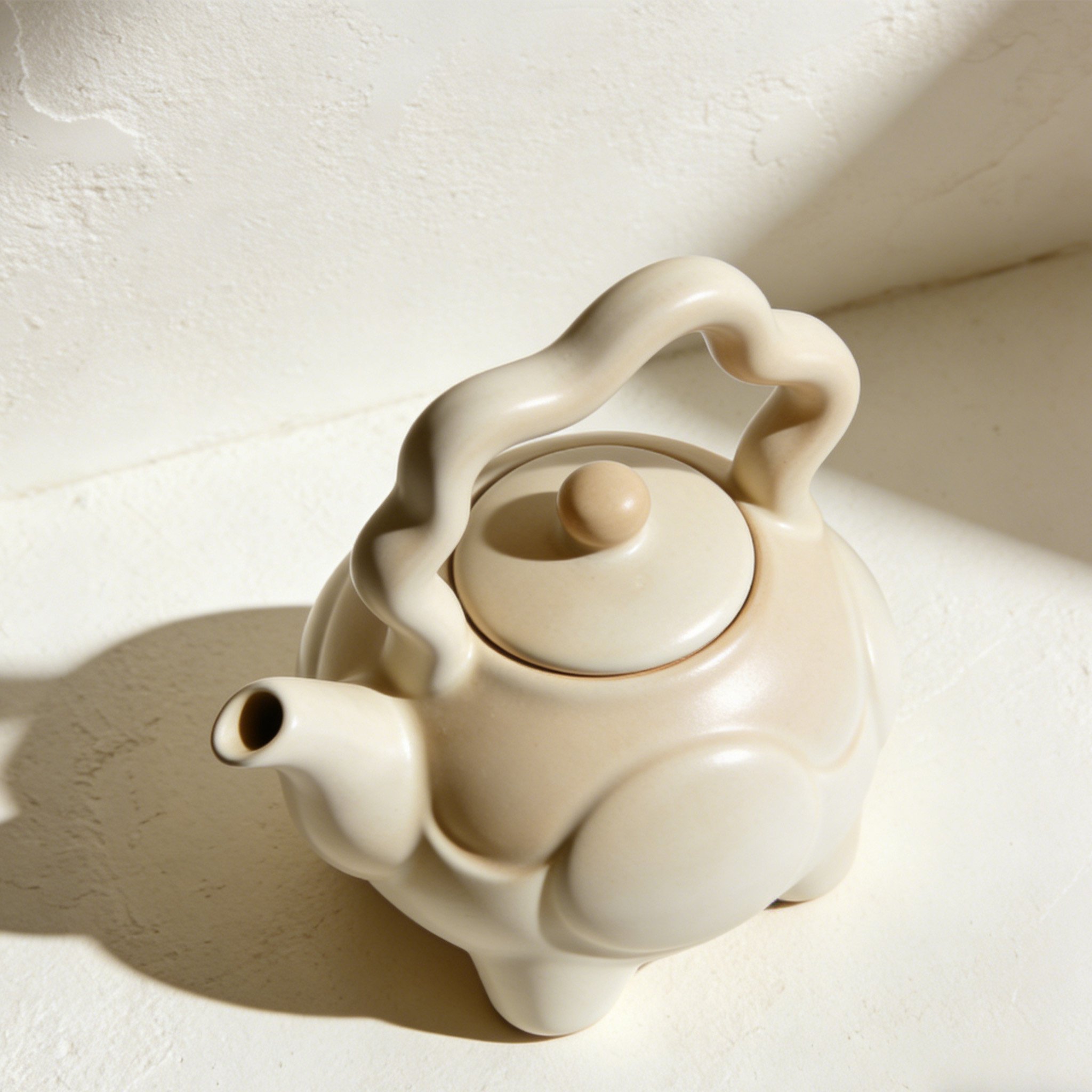 Premium ceramic teapot for tea brewing