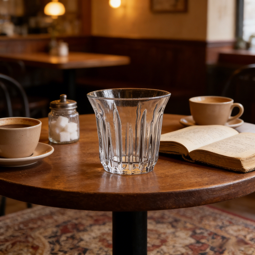 堅條紋古典玻璃杯
