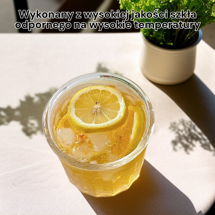 Wielofunkcyjny kubek szklany na kawę i mleko