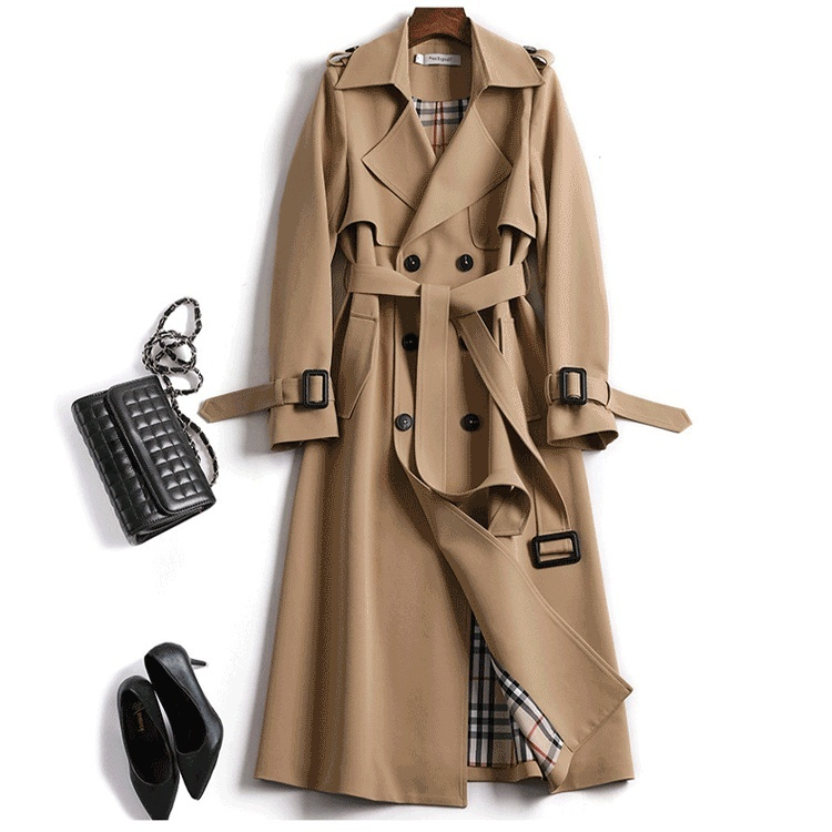 영국계 롱 트렌치 코트 TV