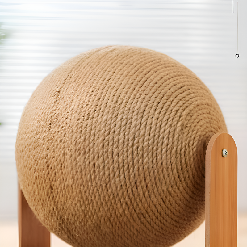 ของเล่นแมวแบบแท่นพร้อมลูกบอลแม่เหล็ก