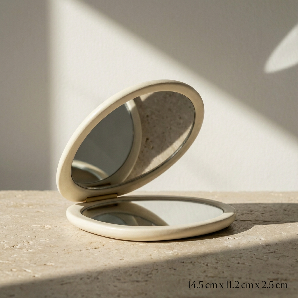 Oglindă de machiaj pliabilă portabilă