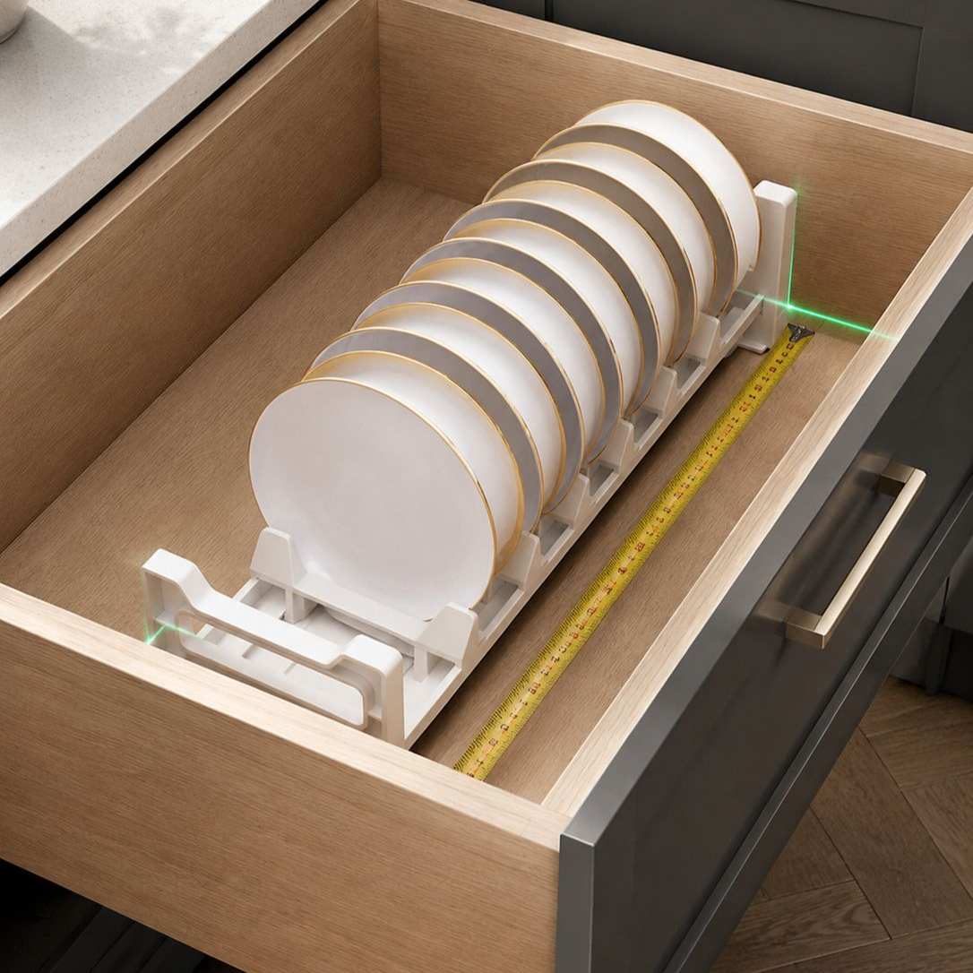 Kitchen drawer divider cabinet dish storage rack bowl and chopsticks plate storage box cutlery dish 