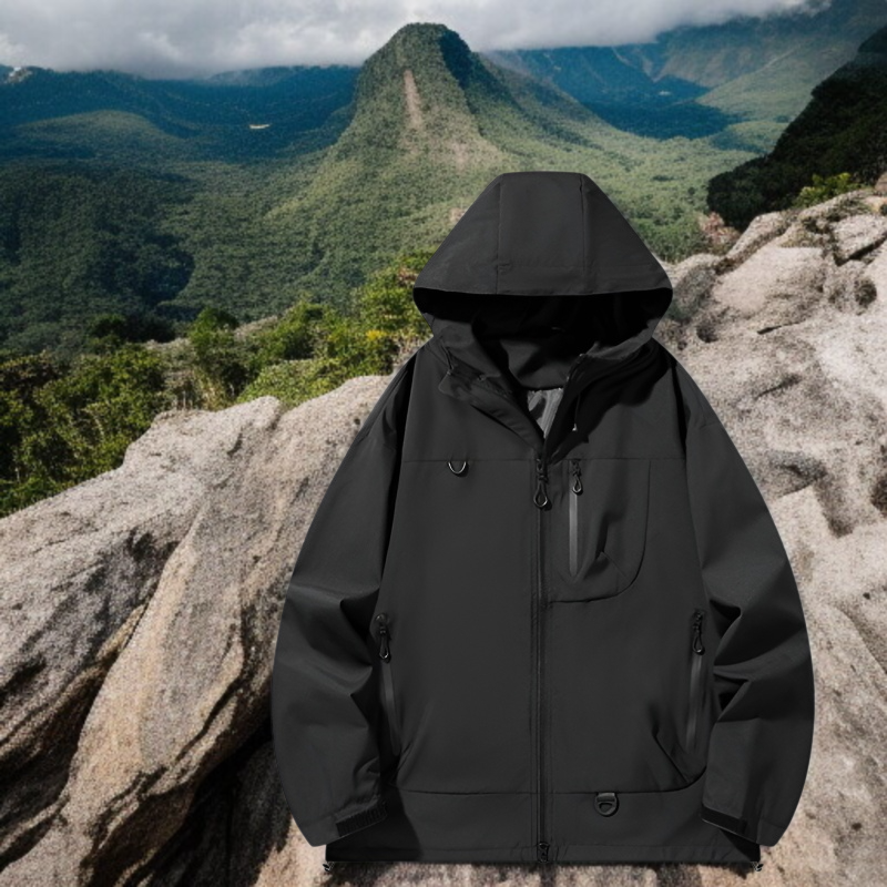 마운틴 바람막이 야상 여행 방수복 세트 후드 점퍼 코트 바람막이