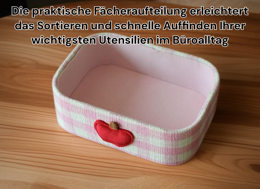 Stilvolle Aufbewahrungsbox für Stifte und Notizen