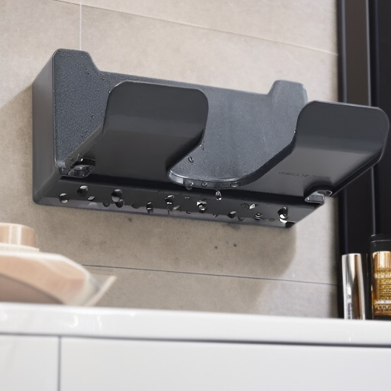 壁掛け式ヘアドライヤースタンド 家庭用バスルーム収納棚