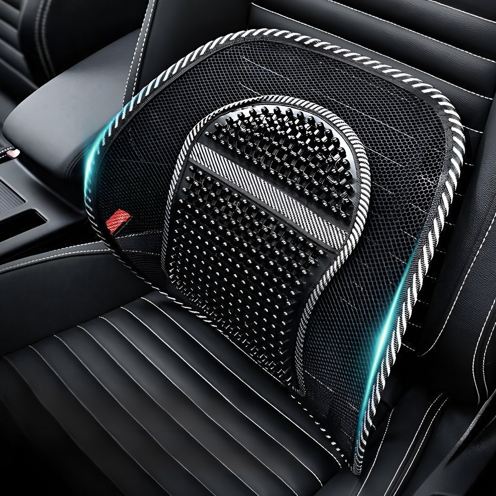 Ventilated back support pad