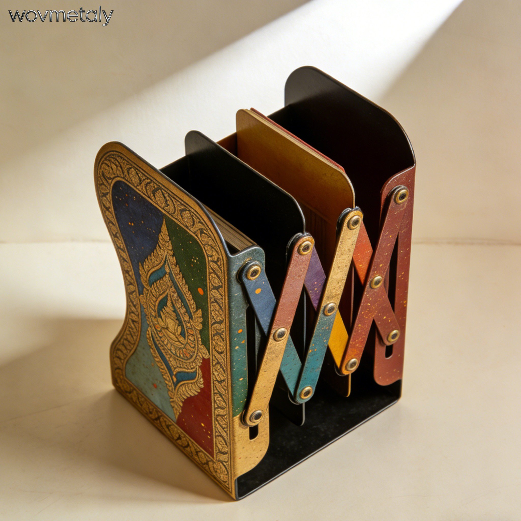 ชั้นวางแฟ้มตั้งโต๊ะสำหรับจัดระเบียบเอกสารในออฟฟิศ