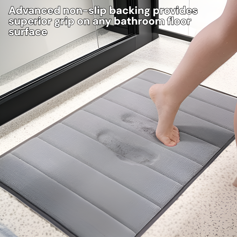 Gentle non-slip bathroom mat