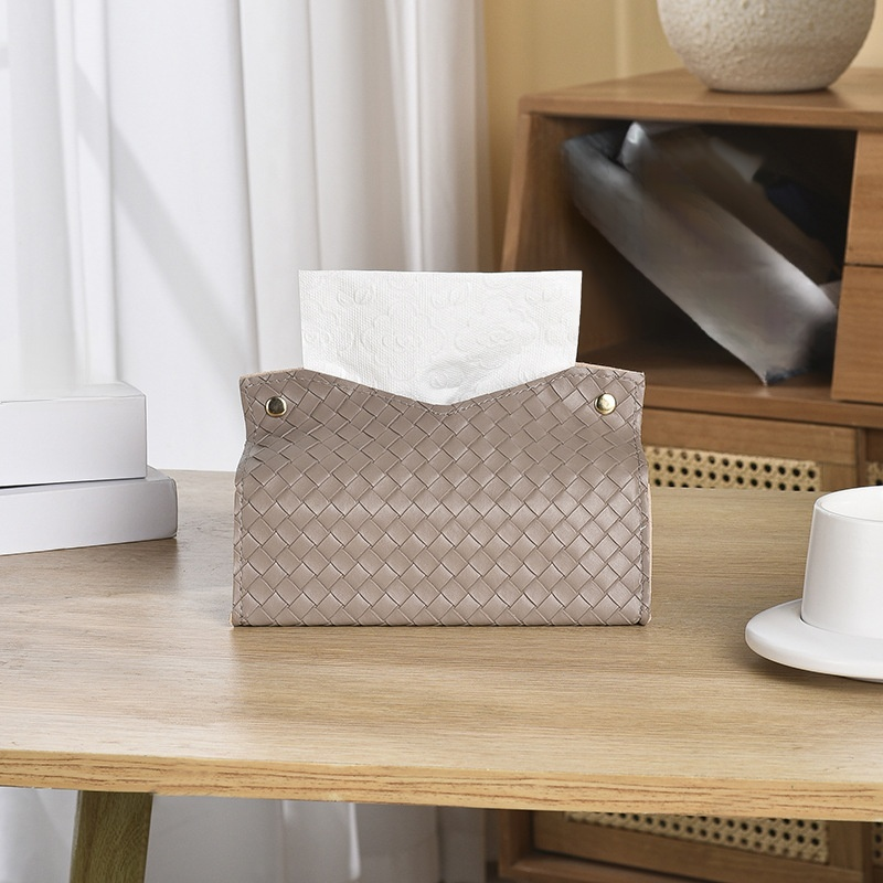 高級PUレザー ティッシュボックス リビング・テーブル用