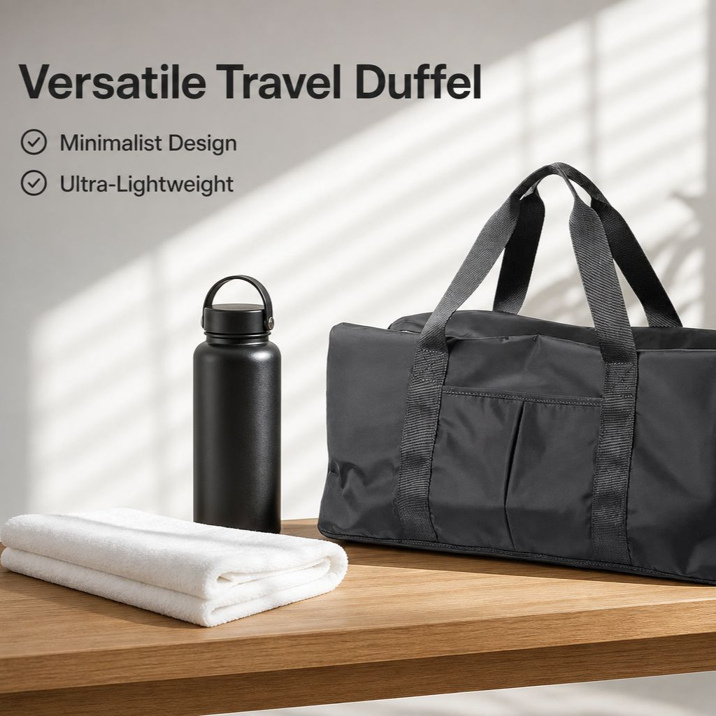 Trendy Sports Travel Bag, Wet and Dry Separation Handheld Portable Luggage