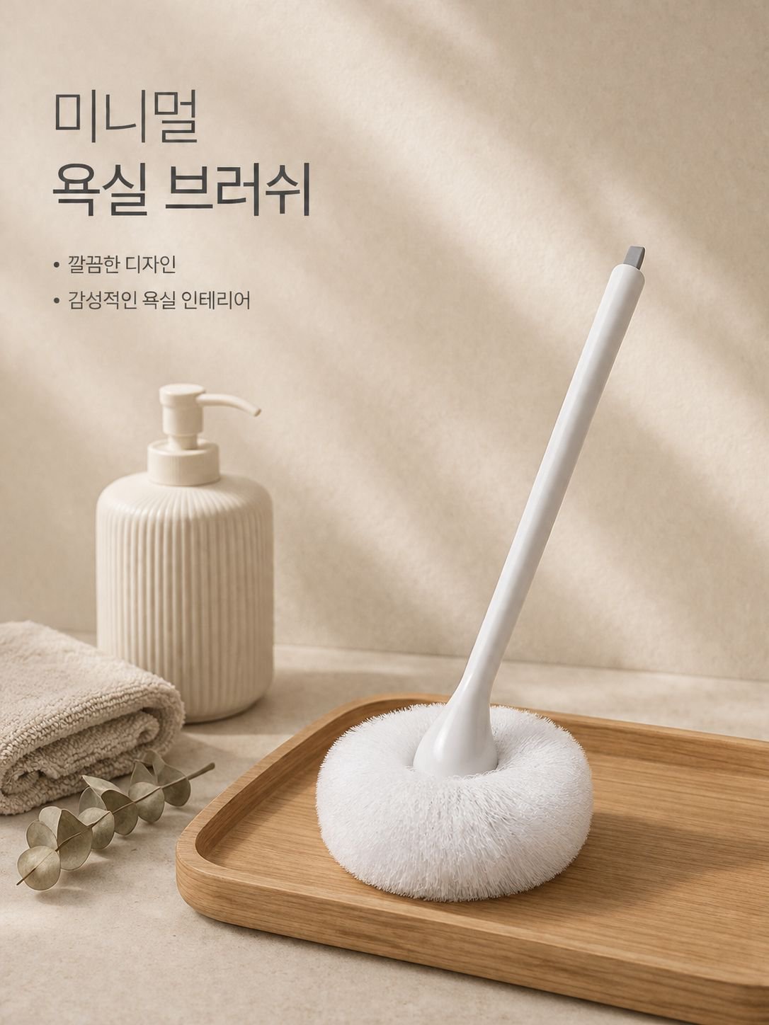 욕실 구름 청소 브러쉬