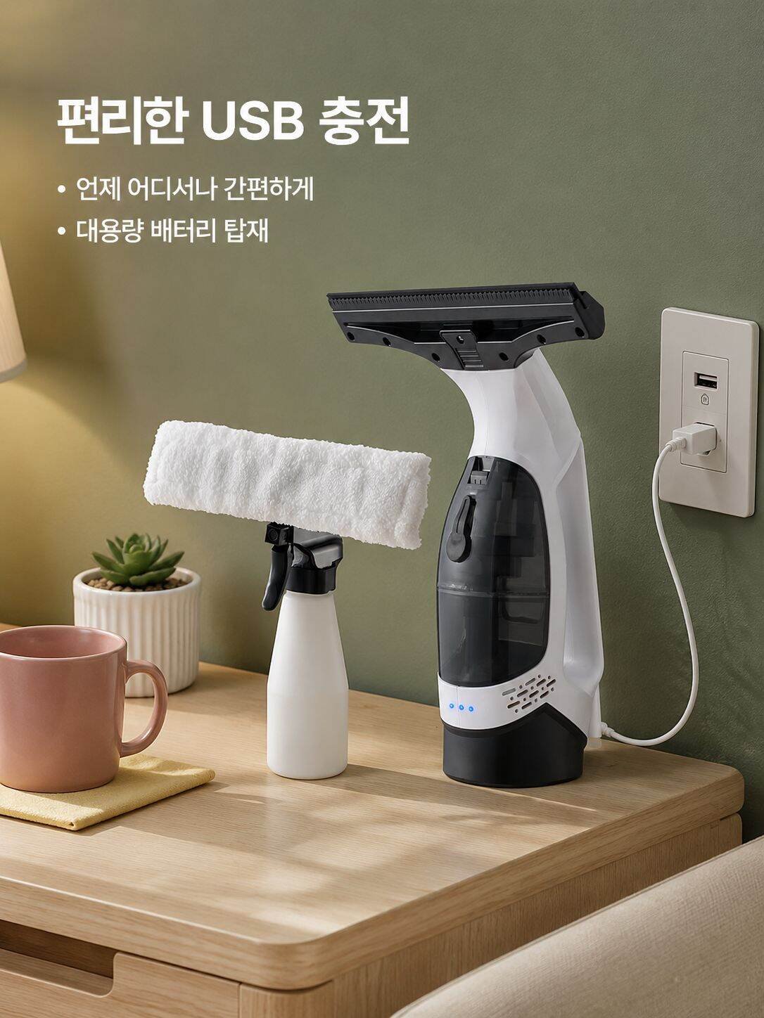 깨끗하게 닦인 유리 창문