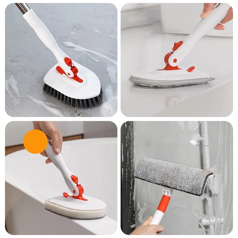 180°回転可能な長手3 in 1プレートブラシ