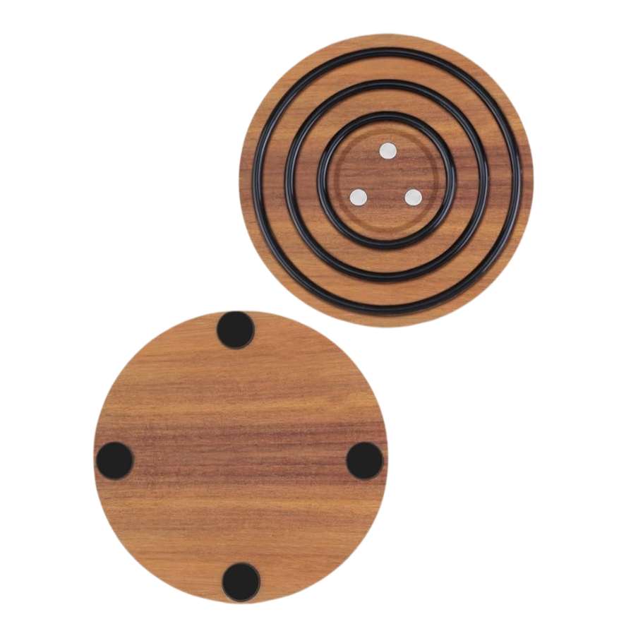 マグネット式丸型耐熱コースター