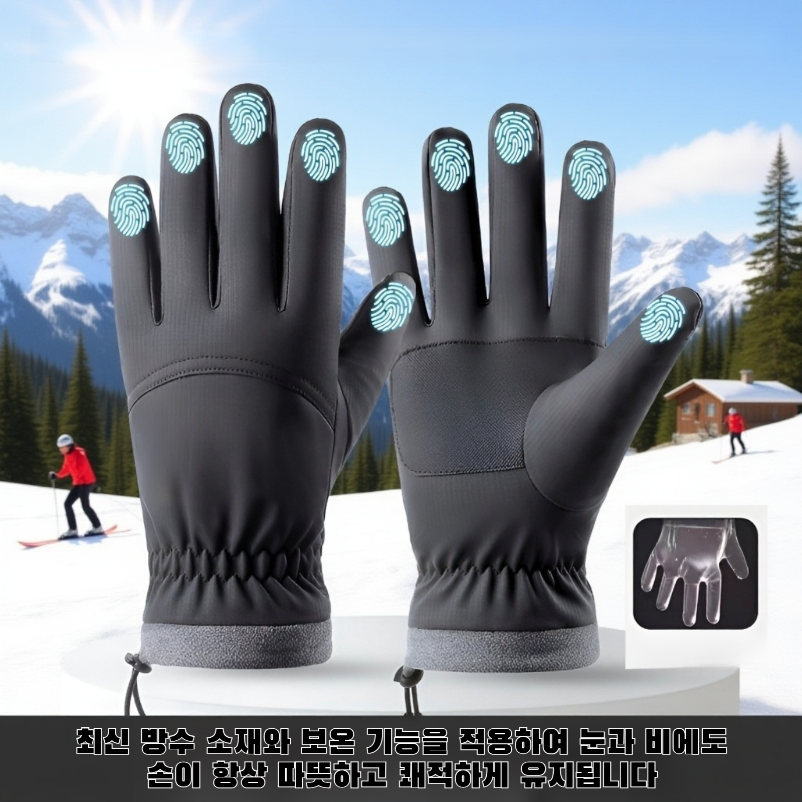 새로운 스키 장갑