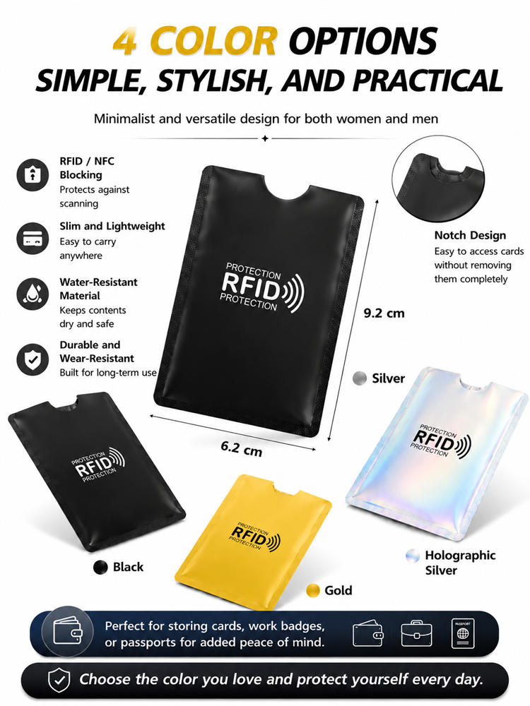 Anti-degaussing and anti-theft cardholder