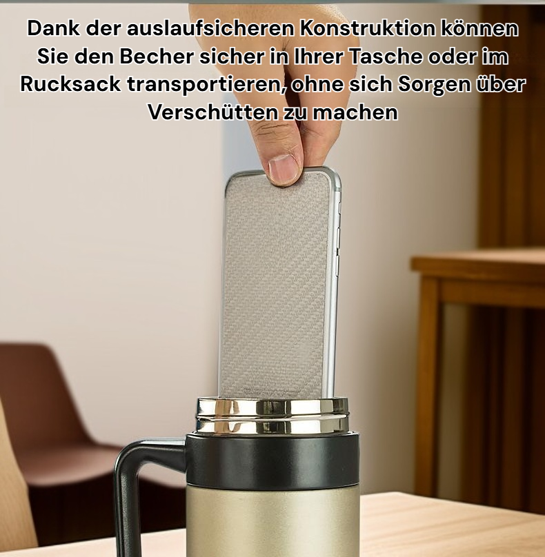 Hochwertiger Isolierbecher aus Edelstahl für Männer