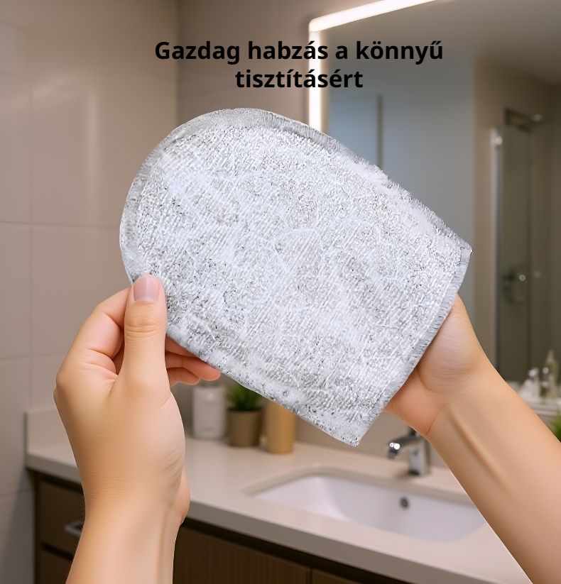 Antibakteriális ezüstszálas törlőkendő funkció bemutatása