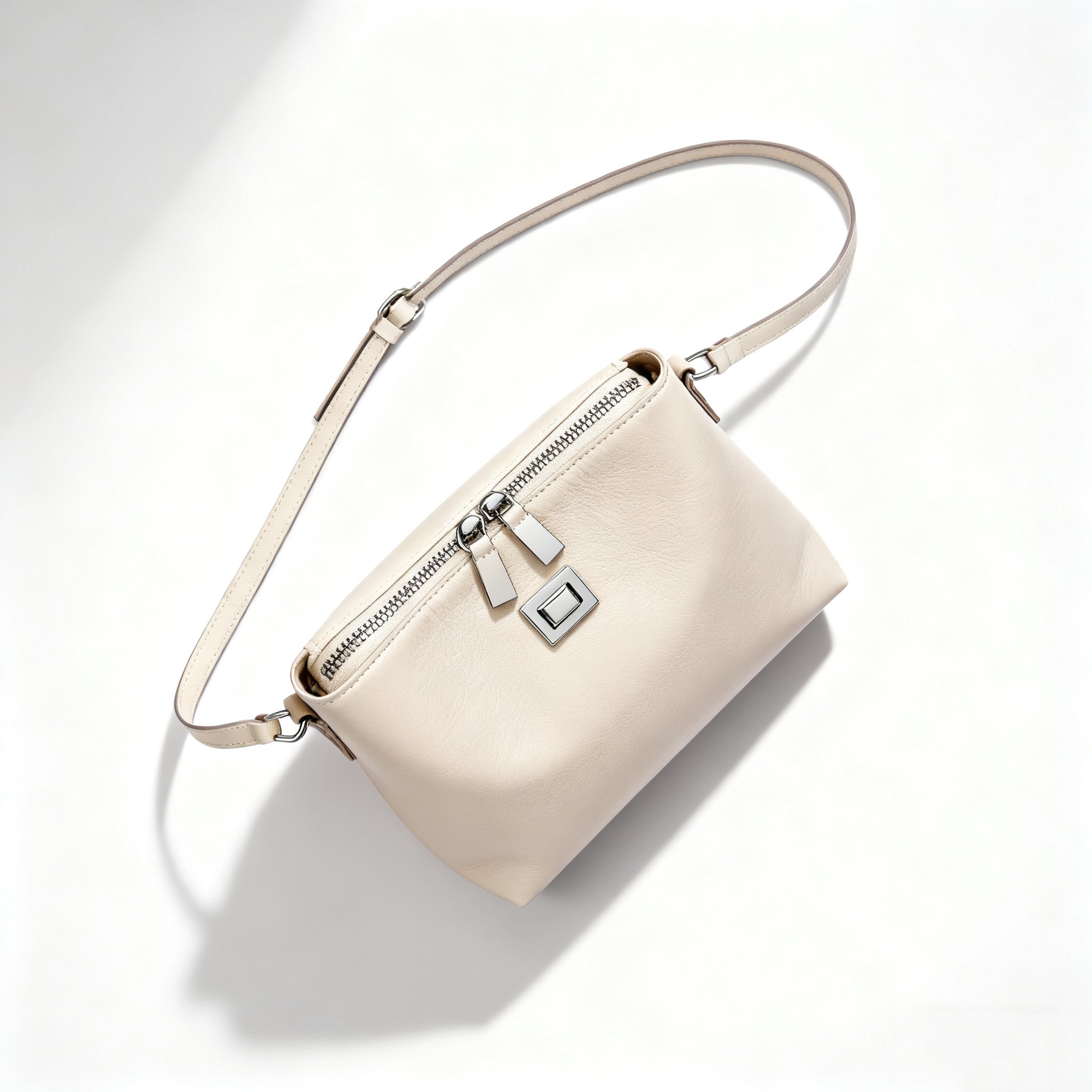 กระเป๋าถือสีขาวสุดหรู