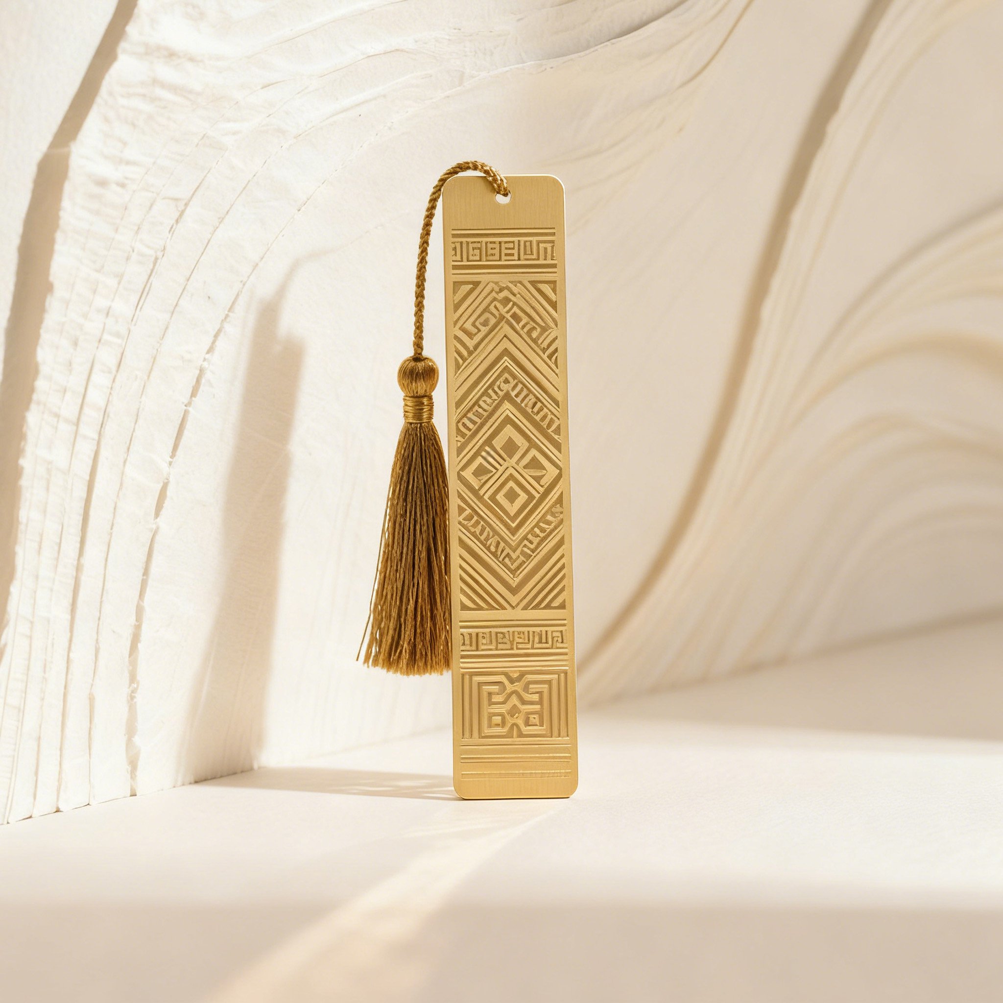 Set de 3 semne de carte din metal cu motive clasice