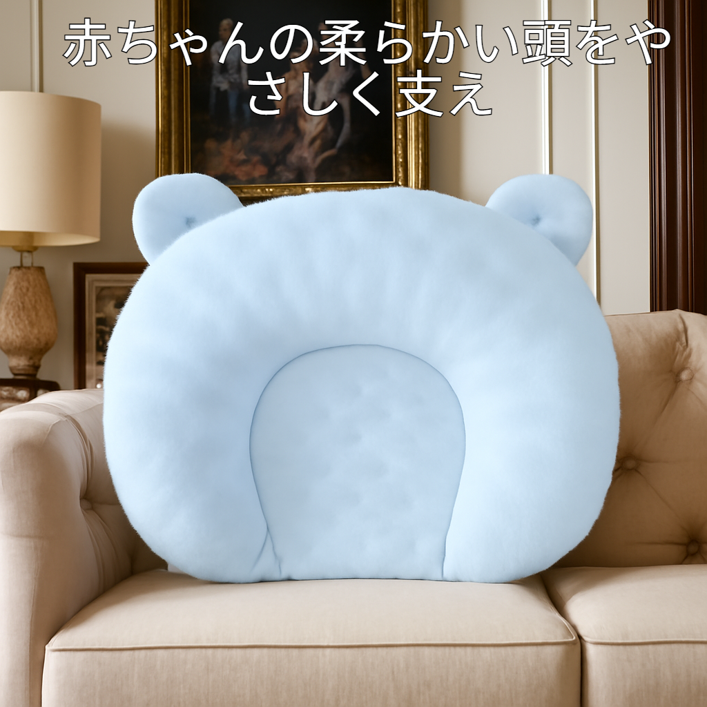 ベビー頭の形矯正枕 新生児用 0～6ヶ月 1歳以上用 赤ちゃん用定型枕