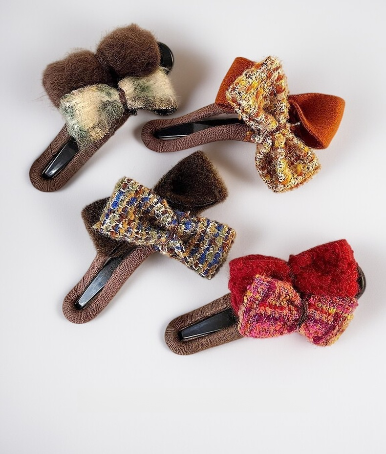 Accesorio de cabello suave con lazo de peluche